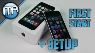 iPhone 5SC  Erster Start Einrichtung und SIMKarte einlegen HD  DeutschGerman [upl. by Niattirb309]