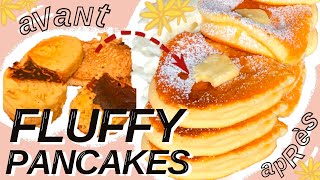 Réussir ses Fluffy Pancakes japonais enfin I Extra moelleux amp soufflés I recette stepbystep [upl. by Connell377]