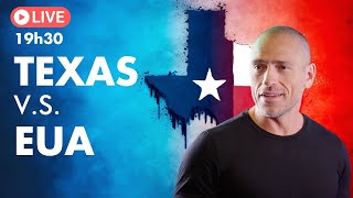 TEXAS VS ESTADOS UNIDOS  PROFESSOR HOC AO VIVO [upl. by Notnert848]