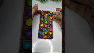 Dairy milk silk with gems chocolate popsicl youtubeshorts shortvideo viralvideo dairymilk asmr [upl. by Eilesor]