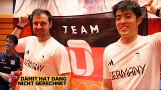 TischtennisLEGENDE Timo Boll überrascht OLYMPIANeuling Dang Qiu zur Nominierung  Jetzt für Immer [upl. by Ordisi819]