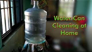 Water Can cleaning at Home  DIY [upl. by Ayikat]