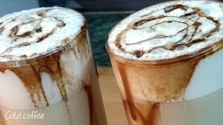 Cold Coffee Recipe With Only Water And MilkEasy And Quick Cold Coffee recipe without ice cream [upl. by Gnouhk]