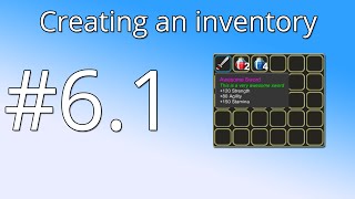 Unity Tutorial Creating an inventoryPART 61  Generating equipment from XML [upl. by Areyk288]