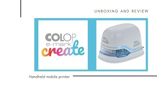 Colop eMark Create by WRMK  Unboxing and Review [upl. by Siloam175]