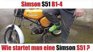 Wie startet man eine Simson S51 😃 [upl. by Bendite]