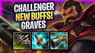 KOREAN CHALLENGER TRIES GRAVES WITH NEW BUFFS  Korean Challenger Plays Graves JUNGLE vs Viego [upl. by Wolcott]