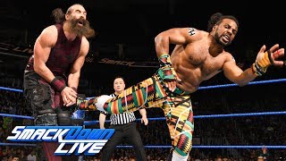 The New Day vs The Bludgeon Brothers SmackDown LIVE March 27 2018 [upl. by Stargell]