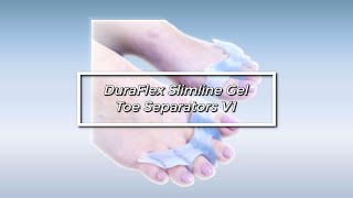 Say Goodbye to Foot Pain DuraFlex Slimline Gel Toe Separators V1 for Bunions Hammer Toes amp More [upl. by Annoed820]