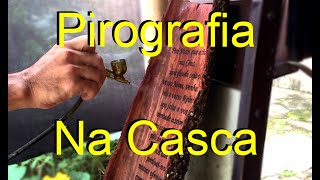 PirografiaNa CascaOração Pai Nosso [upl. by Avan]