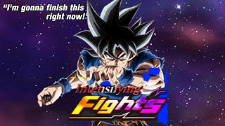 ALL MISSIONS DONE 12 ADDITIONALS NEEDED STAGE 4 INTENSIFYING FIGHTS VS UI GOKU SIGN [upl. by Joliet]