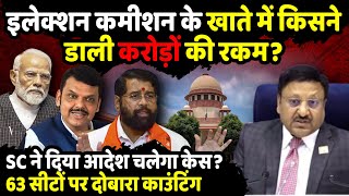 Maharashtra में 63 सीटों पर दोबारा काउंटिंग  Election Commission  The Rajneeti  Mahayuti [upl. by Aitrop188]