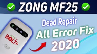 ZONG MF25 Dead Boot Repair  ZONG MF25 2020 Model Dead Repair  ZONG MF25 All Error Fix KING SOFTWAR [upl. by Ahsiuqel724]