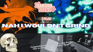 Sakura Stand update but I cant obtain anything except new death animation [upl. by Ostraw]