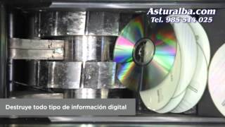 Destructora de discos duros HSM Powerline HDS 150  Asturalba [upl. by Odo]