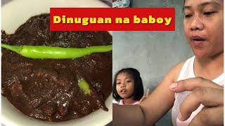 VLOG 02  A day in my life by Kim  NAGLUTO KAMI NG DINUGUAN [upl. by Adnorhs21]