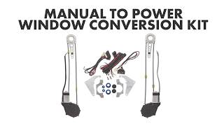 Manual to Power Window Conversion Kit [upl. by Laufer]