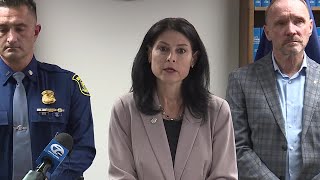 Michigan AG announces arrests related to organized retail crime highend home breakins [upl. by Iraam940]