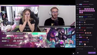 ItsSkyLOL Reacts To Pewdiepie Shouting Her Out [upl. by Deutsch]