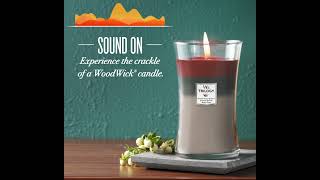 Introducing the Autumn Embers Trilogy  Experience the crackle of a WoodWick candle [upl. by Inahpets]