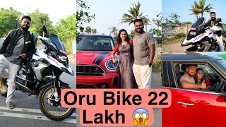 22 Lakh Rs Bike ride 🏍 amp Car  Surprise Treat  Hussain Manimegalai [upl. by Tisbee]