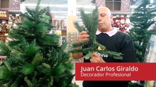 Tips para armar tu árbol de navidad Clip Grupo Éxito [upl. by Eerized]