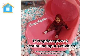 17 Kegiatan Menstimulasi Sensori Proprioseptif dan Vestibular  Sensory Integration  EYFS [upl. by Pedro]