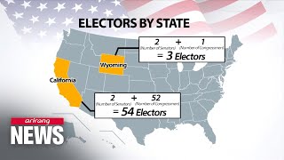 US Presidential Election How the Electoral College works [upl. by Letsirk]