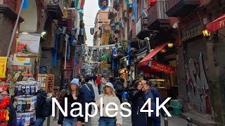 Naples  Walk in the Centrum 4K [upl. by Clerc]