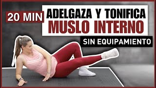 EJERCICIOS PARA ADELGAZAR MUSLO INTERNO SIN IMPLEMENTOS EN CASA  NatyGlossGym [upl. by Erda]