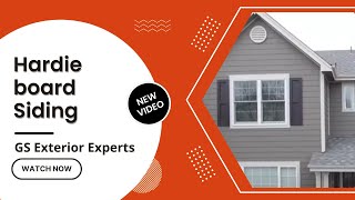 Hardie board Siding Timber Bark  GS Exterior Experts [upl. by Reyam]