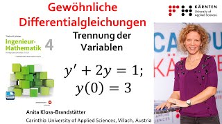 Gewöhnliche Differentialgleichungen Trennung der Variablen [upl. by Oetam]