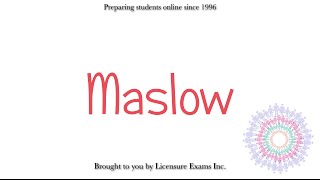 Maslow  ASWB NCE NCMHCE MFT Exam Prep and Review [upl. by Nilrah833]