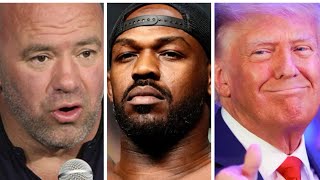 Jon Jones reacts Dana White and Donald Trump Election Night [upl. by Yeo]