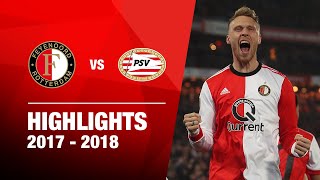 Highlights  Feyenoord  PSV  Kwartfinale KNVB Beker 20172018 [upl. by Sawyer]