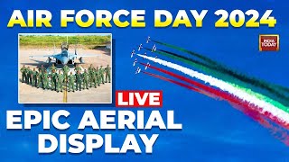 Chennai IAF Air Show Live  IAFs Spectacular Air Show At Marina Beach For 92nd Anniversary  Live [upl. by Hgeilyak]