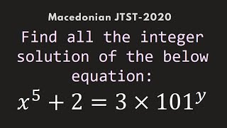 A Nice Diophantine Equation solved using Modular Arithmetic  Math Olympiad Junior [upl. by Leinod]