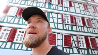 American explores Old German Town altstadt  Calw Baden Württemberg Germany Herman Hesse Stadt [upl. by Xuaegram]