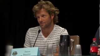 DragonCon 2012 Day 1  Jamie Bamber on quotFat Lee Adamaquot [upl. by Lalla]