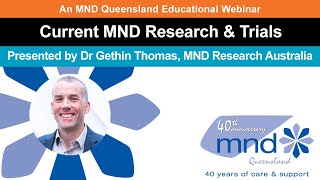 MND Research update with Dr Gethin Thomas 20 July 2023 [upl. by Acenahs]