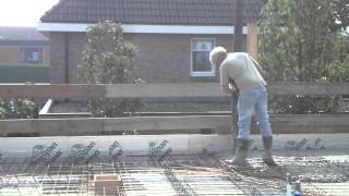 Beton storten in Rossum Overijssel deel 1 [upl. by Akins]