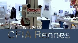 Bosch Rexroth sur le salon CFIA Rennes 2015 [upl. by Nonnaihr142]