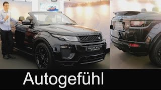 Allnew Range Rover Evoque Convertible Cabriolet indepth PREVIEW exteriorinterior 2017 neu [upl. by Nygem]