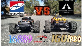 SG1601 PRO VS HBX 16889 Max Speed Tests [upl. by Rehpotsirc]