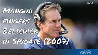 NY Jets coach Eric Mangini triggers Spygate on Patriots Bill Belichick in 2007  Oh Yeah  SNY [upl. by Vesta]