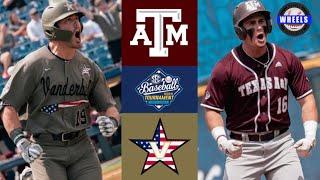 10 Texas AampM vs 4 Vanderbilt  SEC Championship Game  2023 College Baseball Highlights [upl. by Eicats]