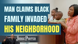 Angry White Man Claims Black Family Invaded His Neighborhood [upl. by Oenire]