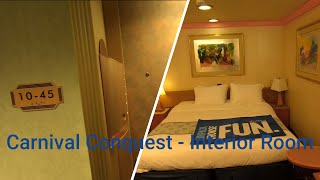 Carnival Conquest  Interior Room Tour [upl. by Harmony]