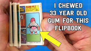 I chewed 33 year old GUM for this flipbook 🤮 [upl. by Ainesej858]