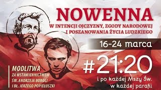 Zaproszenie do wspólnej Nowenny w intencji ojczyzny zgody narodowej i poszanowania życia [upl. by Naud]